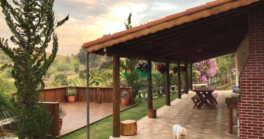 Chácara com 2 dormitórios à venda, 3500 m² por R$ 850.000 - Cunha - Cunha/SP