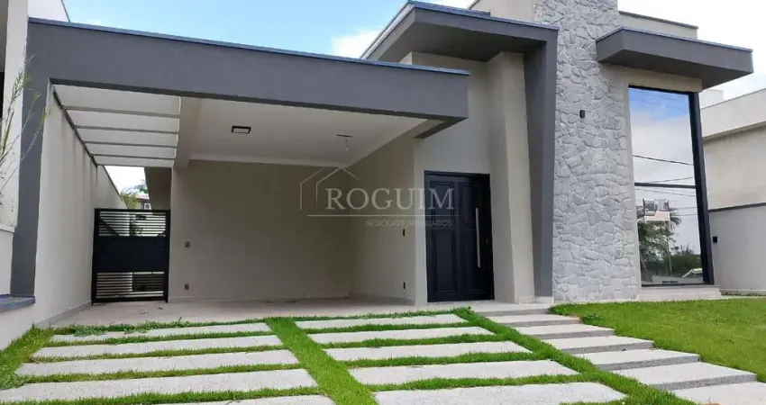 Casa moderna 149m  com 3 suítes, piscina e gourmet – terras do vale - caçapava