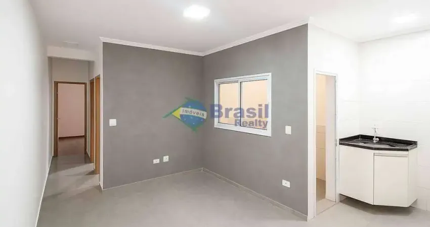 Apartamento com 2 quartos, vila assunção - santo andré r$ 2.100,00
