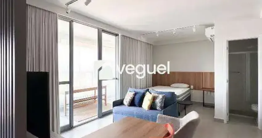 Apartamento mobiliado de 49,62 m² com 1 suíte para alugar no Jardim Santa Ângela, Ribeirão Preto/SP.