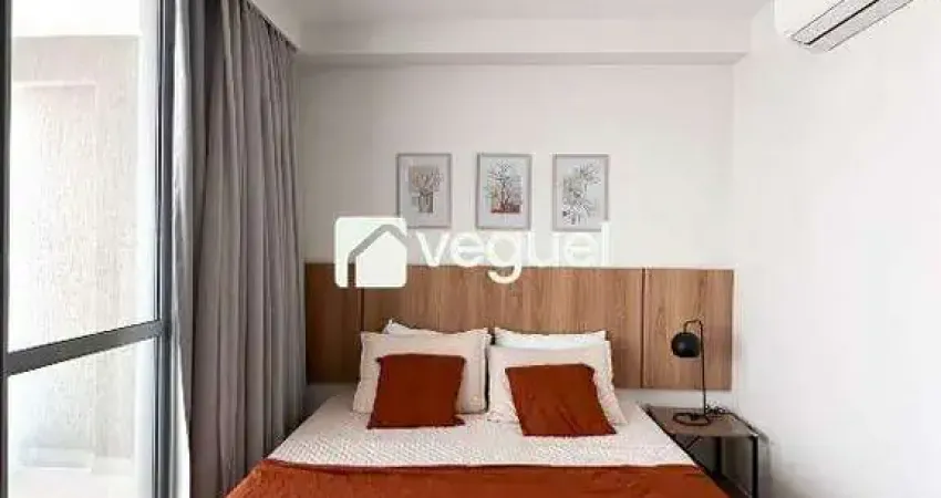Apartamento mobiliado de 49,62m² com 1 suíte para alugar no Jardim Santa Ângela, Ribeirão Preto/SP.