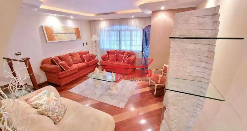 Sobrado com 3 dormitórios à venda, 270 m² por R$ 750.000,00 - Vila Linda - Santo André/SP