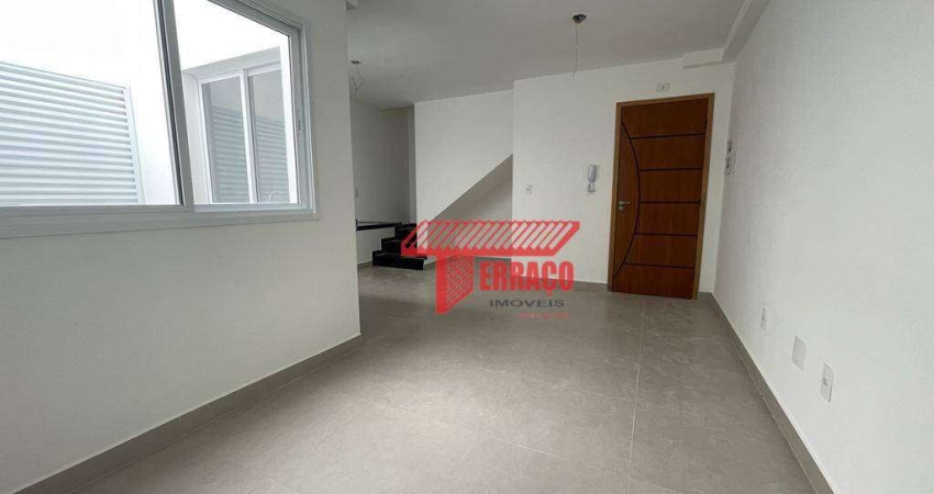 Cobertura com 2 dormitórios à venda por R$ 550.000,00 - Vila Gilda - Santo André/SP