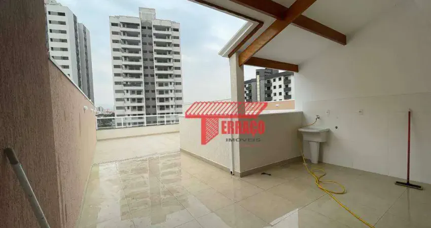 Cobertura com 2 dormitórios à venda, 53 m²  - Vila Gilda - Santo André/SP