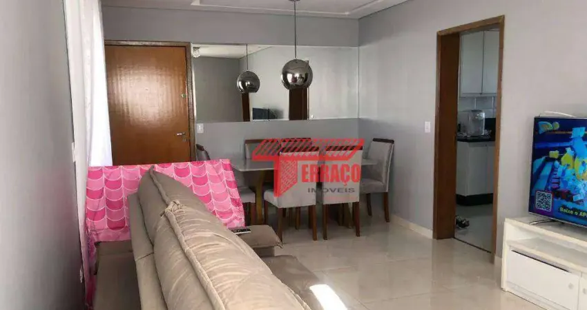 Apartamento com 3 dormitórios à venda, 97 m² - Campestre - Santo André/SP
