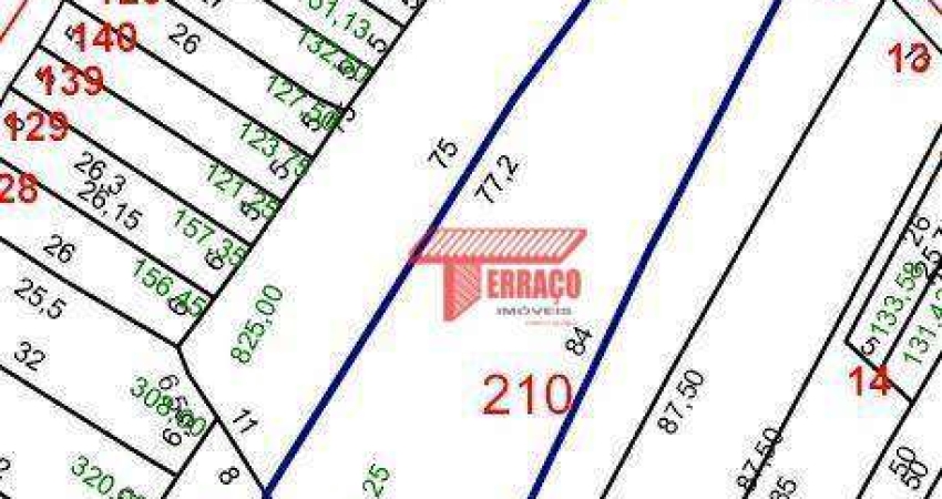 Terreno à venda, 1511 m² por R$ 1.861.702,43 - Vila Alto de Santo André - Santo André/SP