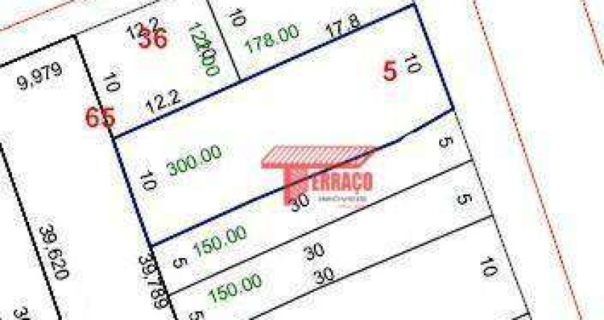 Terreno à venda, 300 m² por R$ 600.000,00 - Vila Pires - Santo André/SP