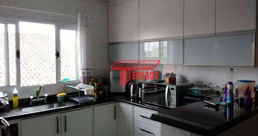 Sobrado com 4 dormitórios à venda, 245 m² por R$ 1.050.000,00 - Parque Jaçatuba - Santo André/SP