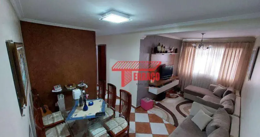 Apartamento com 2 dormitórios à venda, 54 m² por R$ 260.000,00 - Vila Tibiriçá - Santo André/SP