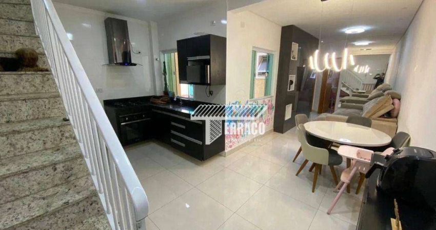 Cobertura com 2 dormitórios à venda, 55 m² - Utinga - Santo André/SP