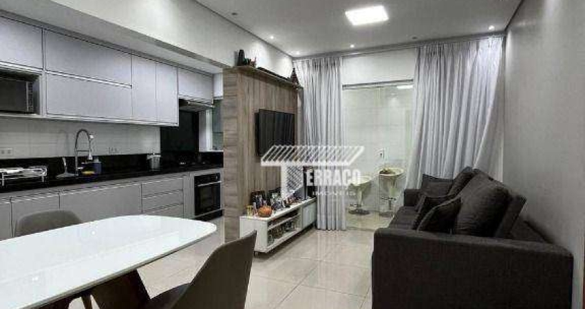 Apartamento com 3 dormitórios à venda, 76 m² por R$ 550.000,00 - Vila Curuçá - Santo André/SP