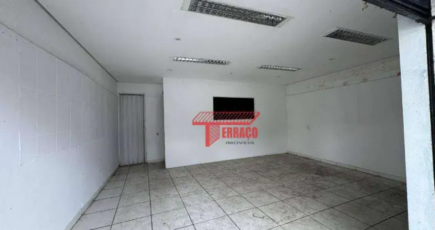Salão para alugar, 40 m²  - Vila Alzira - Santo André/SP