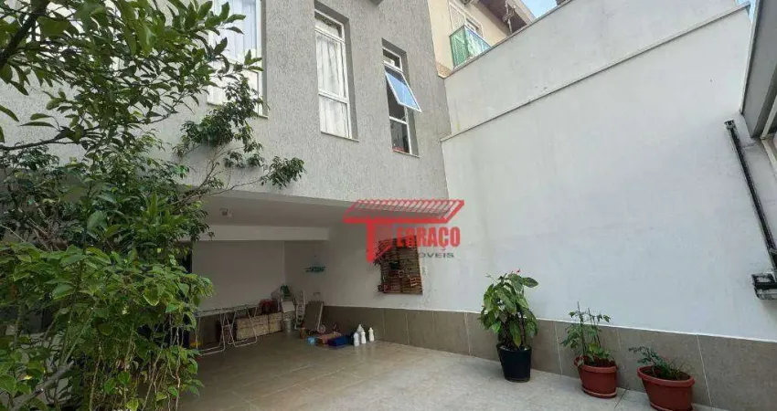 Sobrado com 3 dormitórios à venda, 117 m² - vila gilda - santo andré/sp