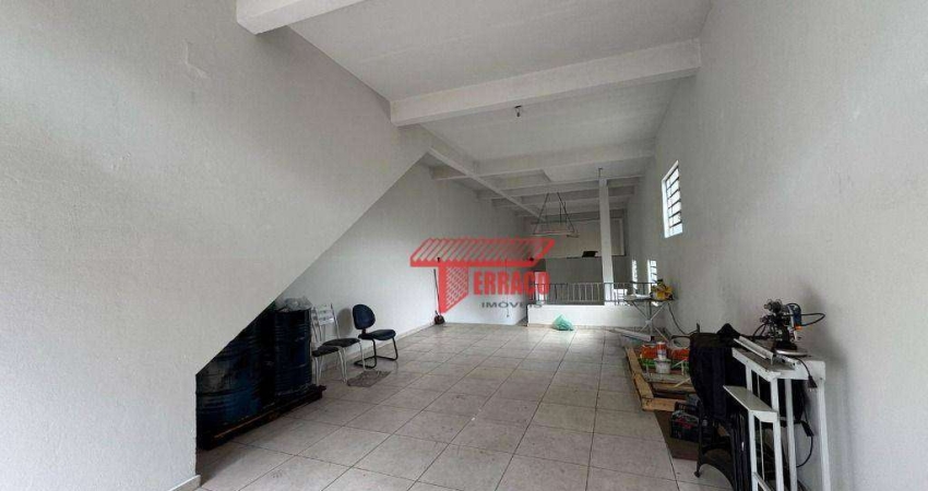 Salão para alugar, 107 m² por R$ 2.245,00/mês - Jardim do Estádio - Santo André/SP