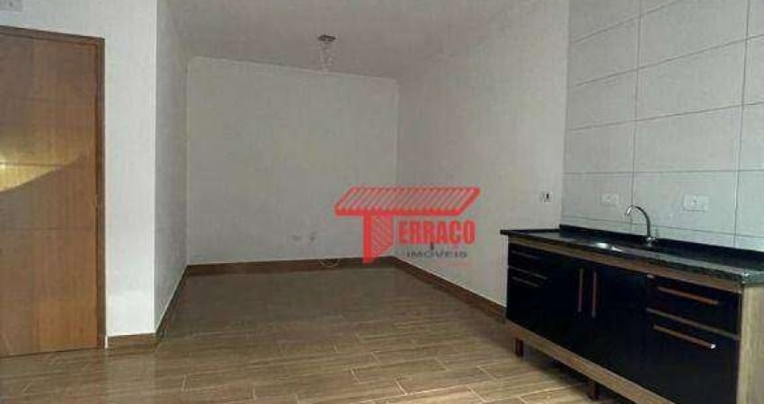 Apartamento com 2 dormitórios para alugar, 48 m² - Vila Eldízia - Santo André/SP