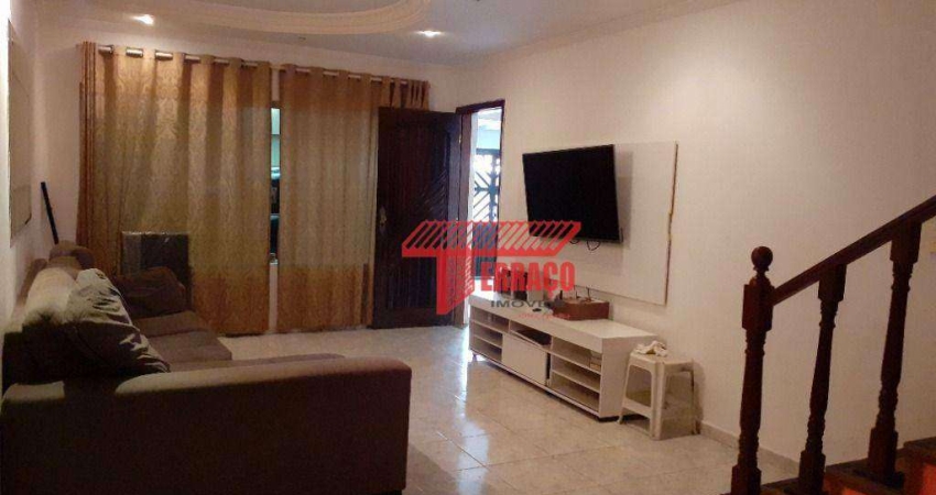 Sobrado com 3 dormitórios à venda, 183 m² por R$ 950.000,00 - Jardim do Estádio - Santo André/SP