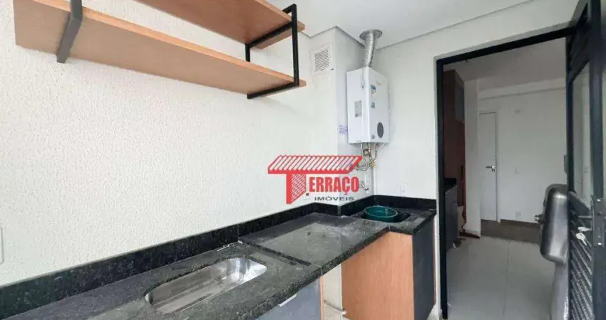 Apartamento novo com 2 dormitórios para alugar, 56 m² - Jardim - Santo André/SP