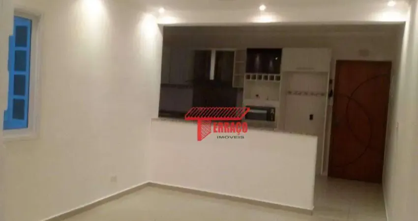 Apartamento com 2 dormitórios para alugar, 90 m² por R$ 2.725,00/mês - Paraíso - Santo André/SP