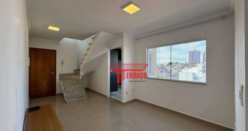 Cobertura com 2 dormitórios, 113 m² - venda ou aluguel  - Parque São Vicente - Mauá/SP