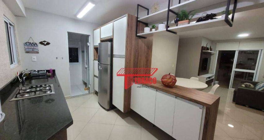 Apartamento com 3 dormitórios à venda, 90 m² - Vila Pires - Santo André/SP
