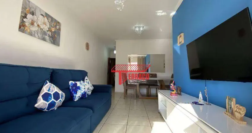 Apartamento com 3 dormitórios à venda, 87 m²  - Vila Cecília Maria - Santo André/SP