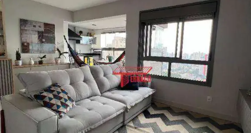 Apartamento com 2 dormitórios à venda, 76 m² por R$ 1.010.000,00 - Vila Gilda - Santo André/SP
