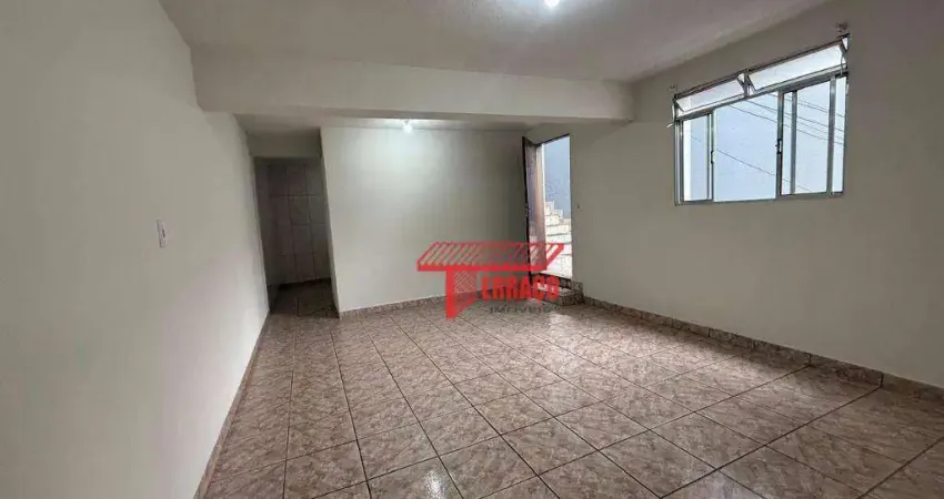 Casa com 1 dormitório para alugar, 40 m² - Jardim do Estádio - Santo André/SP