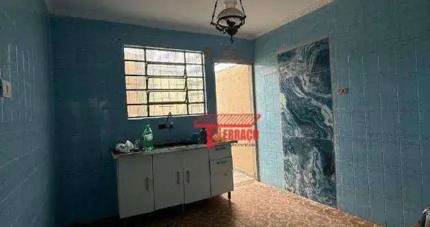 Casa com 2 dormitórios para alugar, 70 m²  - Vila Humaitá - Santo André/SP