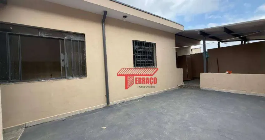 Casa com 2 dormitórios para alugar, 90 m² - Vila Humaitá - Santo André/SP