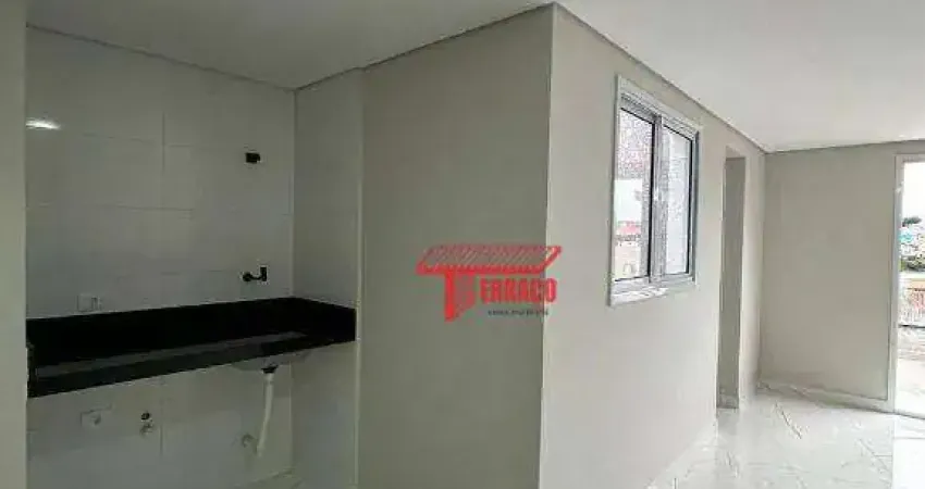 Cobertura com 2 dormitórios à venda, 120 m² - vila linda - santo andré/sp