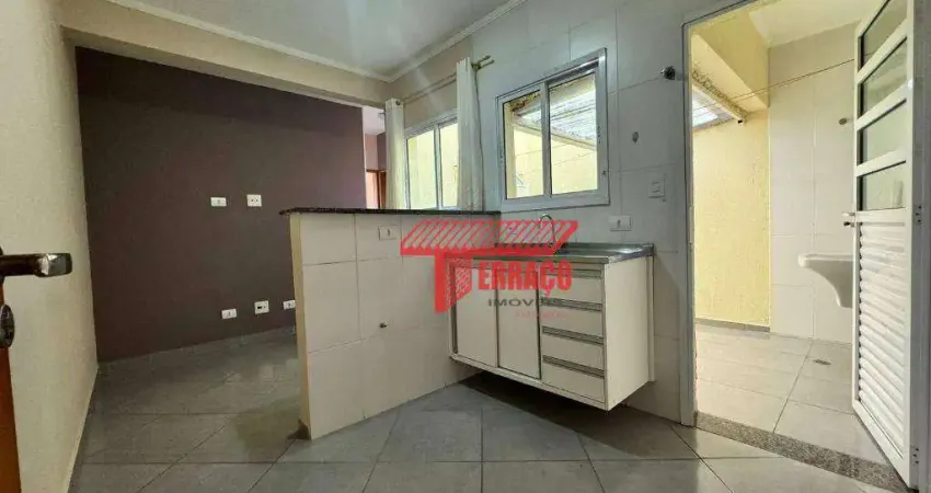 Apartamento com 2 dormitórios à venda, 38 m² por r$ 265.000,00 - vila junqueira - santo andré/sp