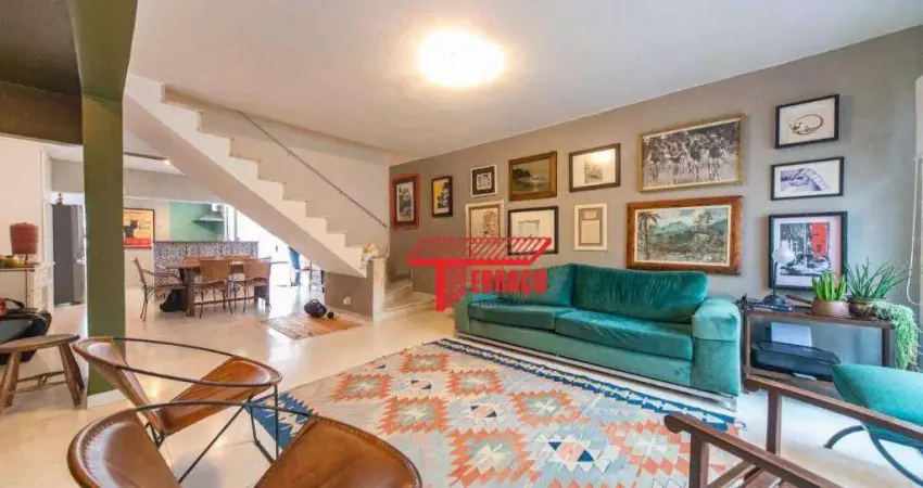 Sobrado com 3 dormitórios, 217 m² - venda por r$ 1.095.000 ou aluguel por r$ 6.248/mês - vila gilda - santo andré/sp