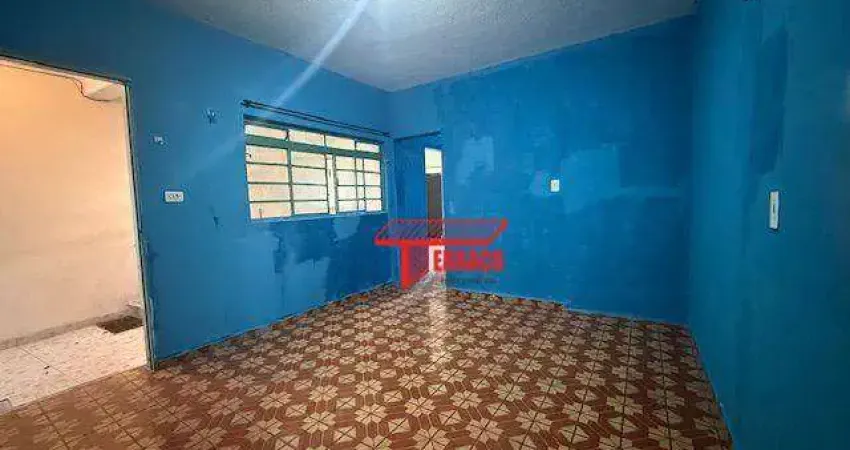 Casa com 2 dormitórios para alugar, 50 m² por r$ 1.150,00/mês - jardim do estádio - santo andré/sp