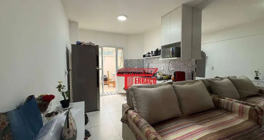 Apartamento com 2 dormitórios à venda, 52 m² - vila alpina - santo andré/sp