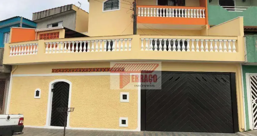 Sobrado à venda, 259 m² por r$ 620.000,00 - parque gerassi - santo andré/sp