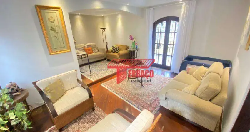 Sobrado com 3 dormitórios à venda, 239 m² por r$ 1.200.000,00 - vila guiomar - santo andré/sp