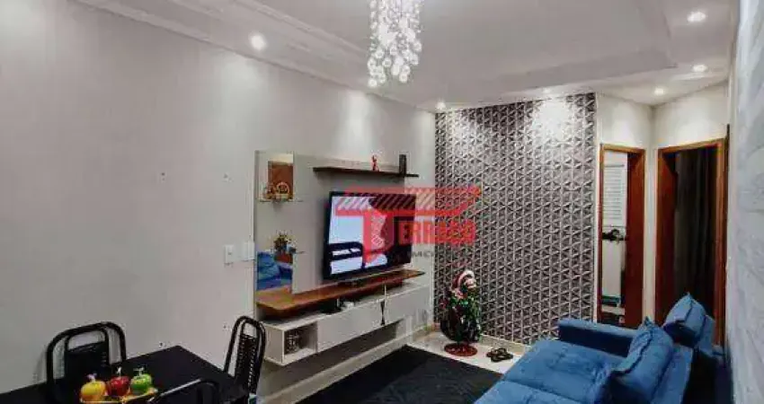 Apartamento com 2 dormitórios à venda, 45 m² por r$ 235.000,00 - jardim irene - santo andré/sp