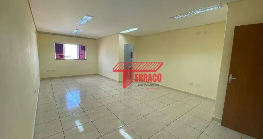 Sala para alugar, 40 m² por r$ 1.324,89/mês - vila helena - santo andré/sp