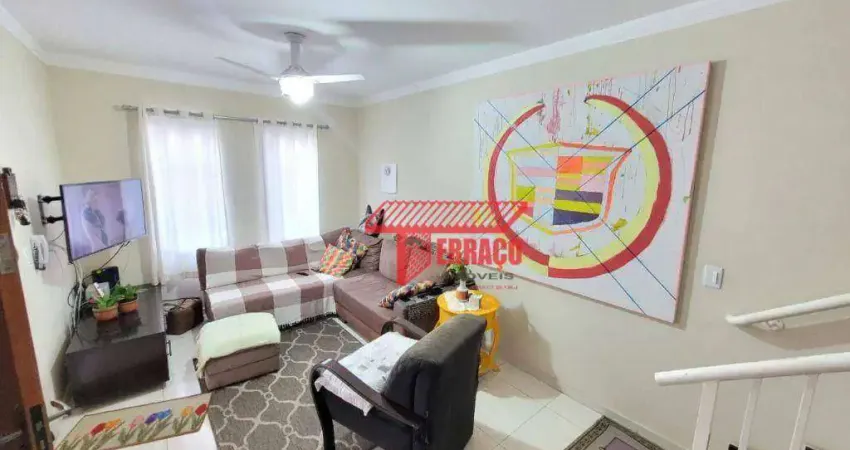 Sobrado com 4 dormitórios à venda, 158 m² por r$ 640.000 - vila linda - santo andré/sp