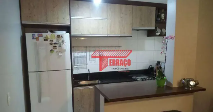 Cobertura com 1 dormitório à venda, 98 m² por r$ 548.000,00 - vila alzira - santo andré/sp