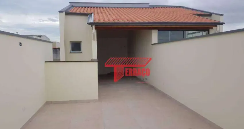 Cobertura com 2 dormitórios à venda, 52 m² por r$ 425.000,00 - vila cecília maria - santo andré/sp