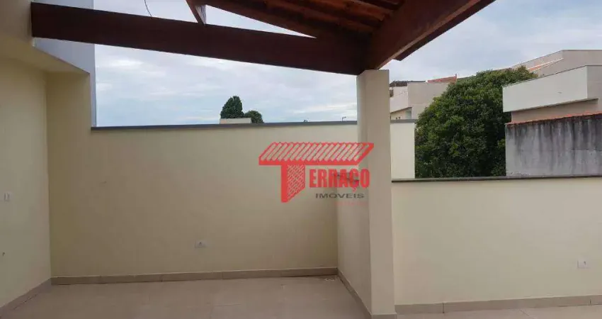 Cobertura com 2 dormitórios à venda, 53 m² por r$ 440.000,00 - vila cecília maria - santo andré/sp