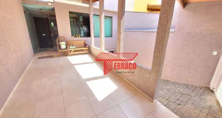 Sobrado à venda, 219 m² por r$ 870.000,00 - vila alzira - santo andré/sp