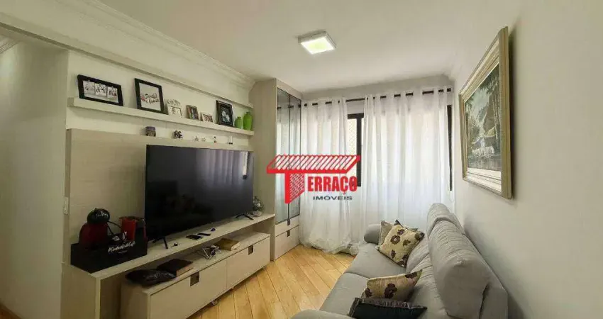 Apartamento com 3 dormitórios à venda, 79 m² por r$ 500.000,00 - vila valparaíso - santo andré/sp