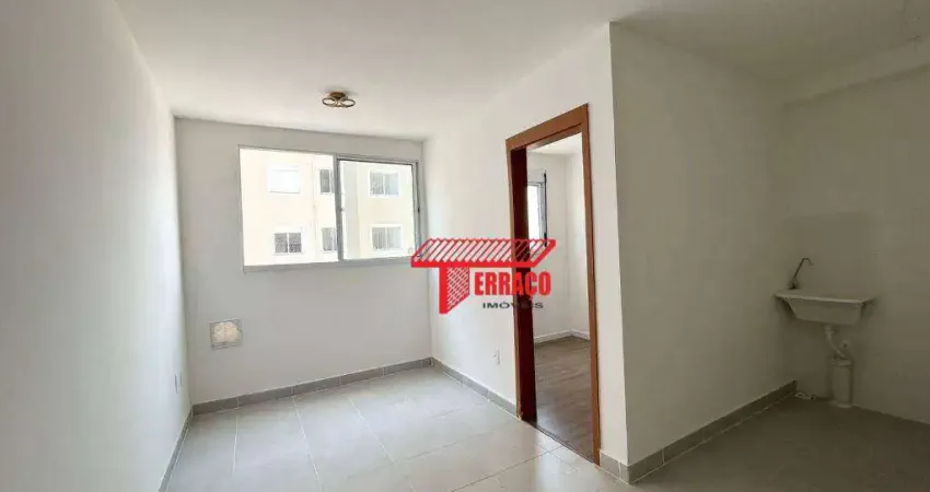 Apartamento com 2 dormitórios para alugar, 34 m² - vila palmares - santo andré/sp