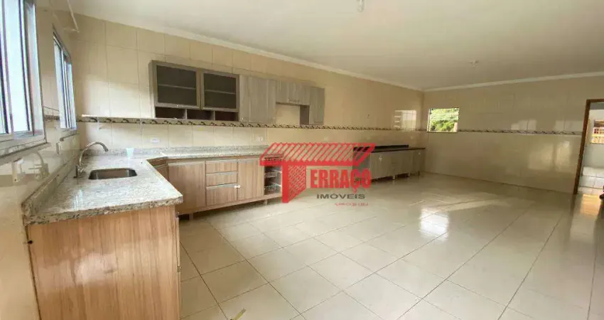 Sobrado com 4 dormitórios para alugar, 327 m²  - jardim milena - santo andré/sp