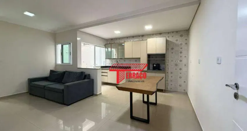 Apartamento com 2 dormitórios à venda, 69 m² - jardim bela vista - santo andré/sp