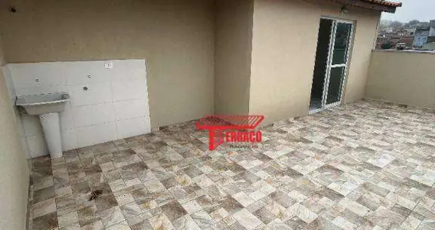 Cobertura com 2 dormitórios, 82 m² - venda ou aluguel- jardim guarará - santo andré/sp