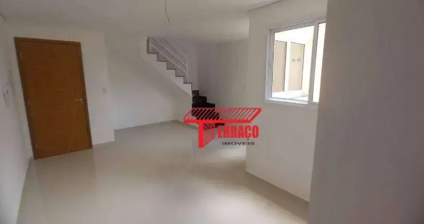 Apartamento com 2 dormitórios à venda, 55 m² por r$ 450.000,00 - vila valparaíso - santo andré/sp