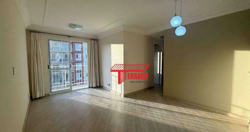 Apartamento com 3 dormitórios para alugar, 63 m² - baeta neves - são bernardo do campo/sp